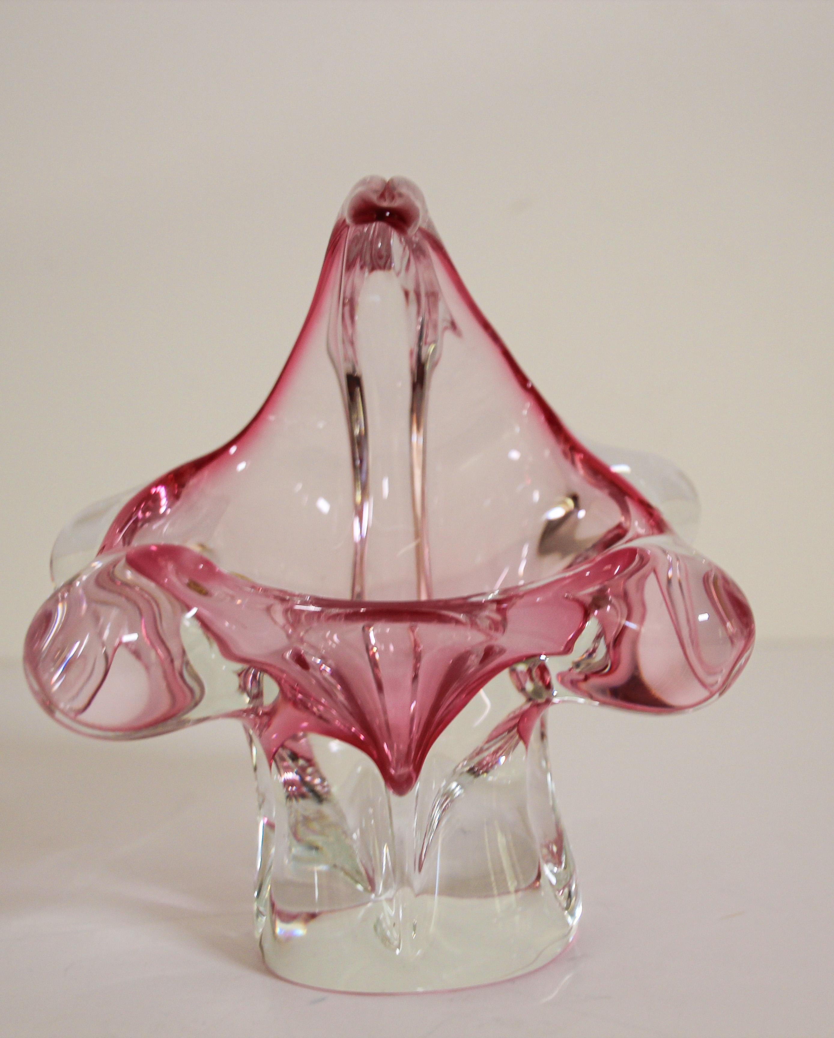 Crystal Bohemia Glass Bowl For Sale 10