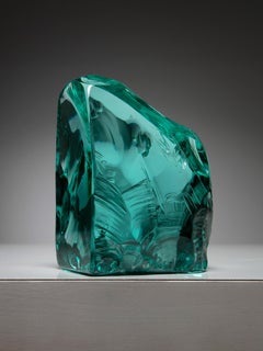 Serre-livres en cristal de Fontana Arte, Italie, années 1960