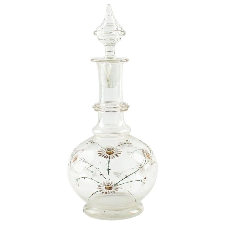 Crystal Bottle, Northern Europe, Mid-20th Century For Sale