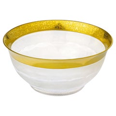Crystal Bowl by Moser in the 'Splendid' Pattern