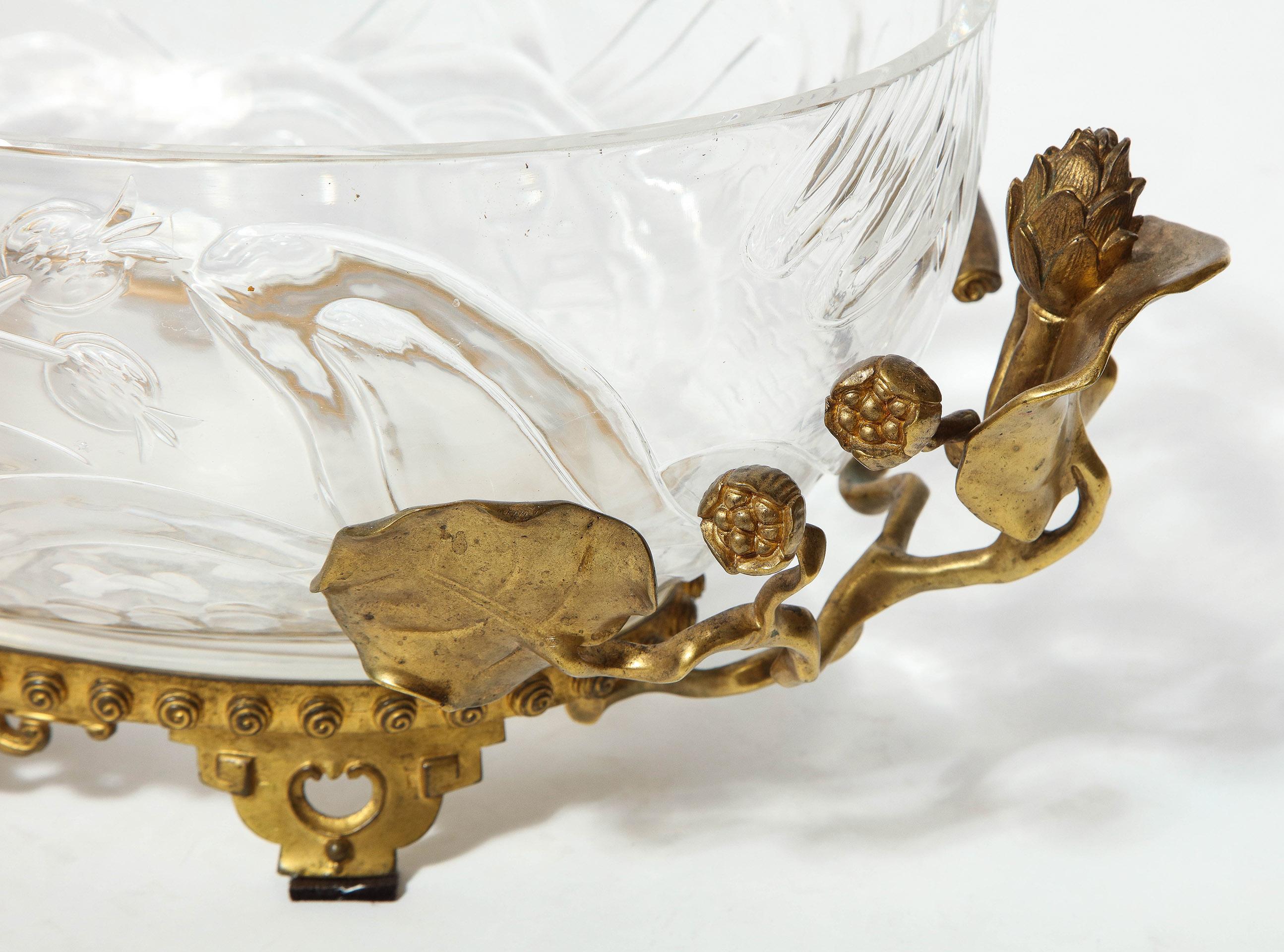 19th Century Crystal Bowl For Sale