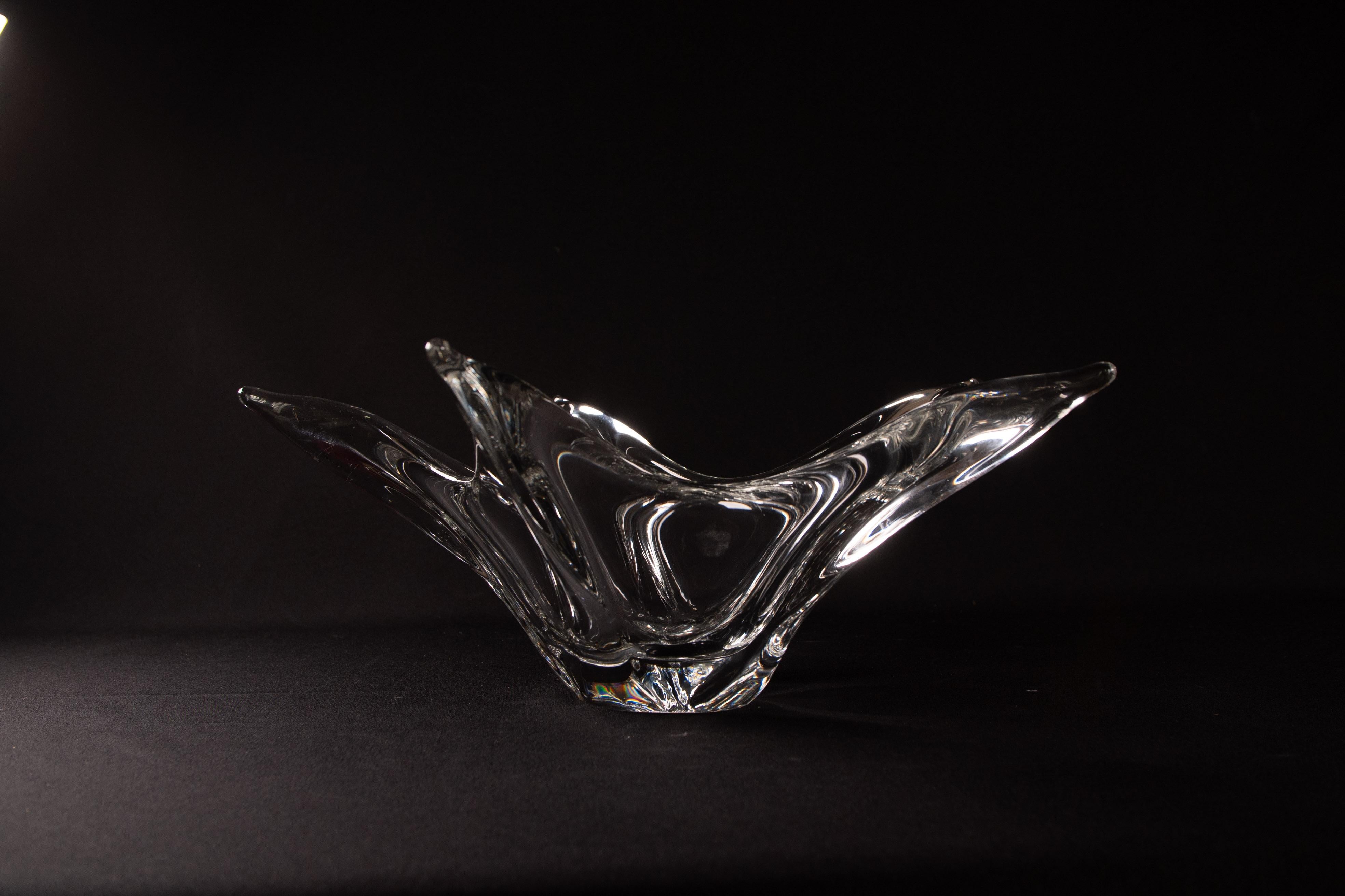 cuenco de cristal del fabricante Daum de Nancy (Francia)