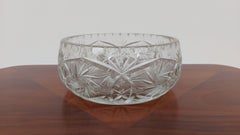 Crystal Bowl, Poland, 1960s
