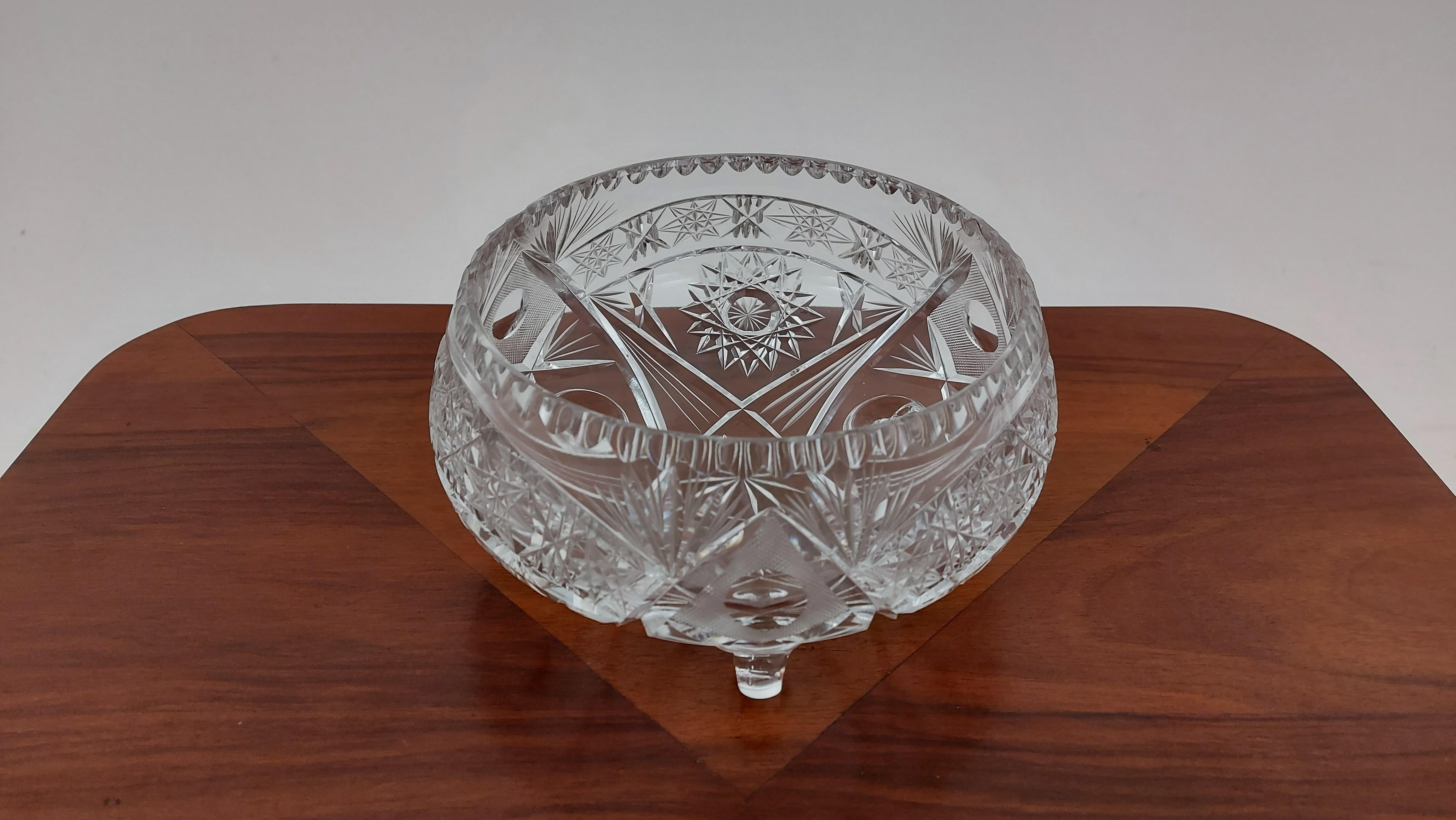 polish crystal bowl