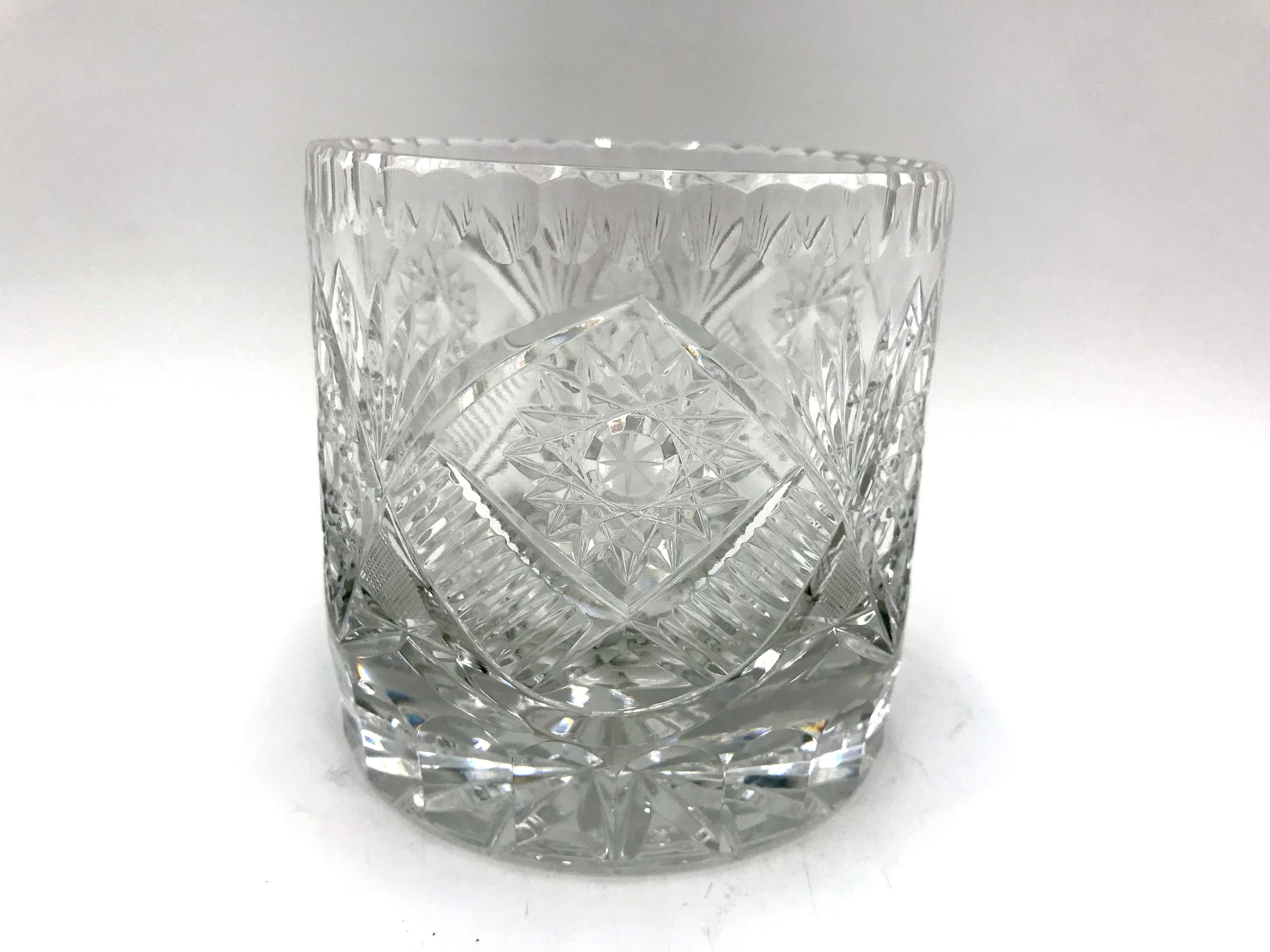 Kristallschale aus Kristall, Polen, 1960er Jahre im Zustand „Gut“ im Angebot in Chorzów, PL