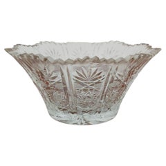 Retro Crystal Bowl, Poland, 1960s