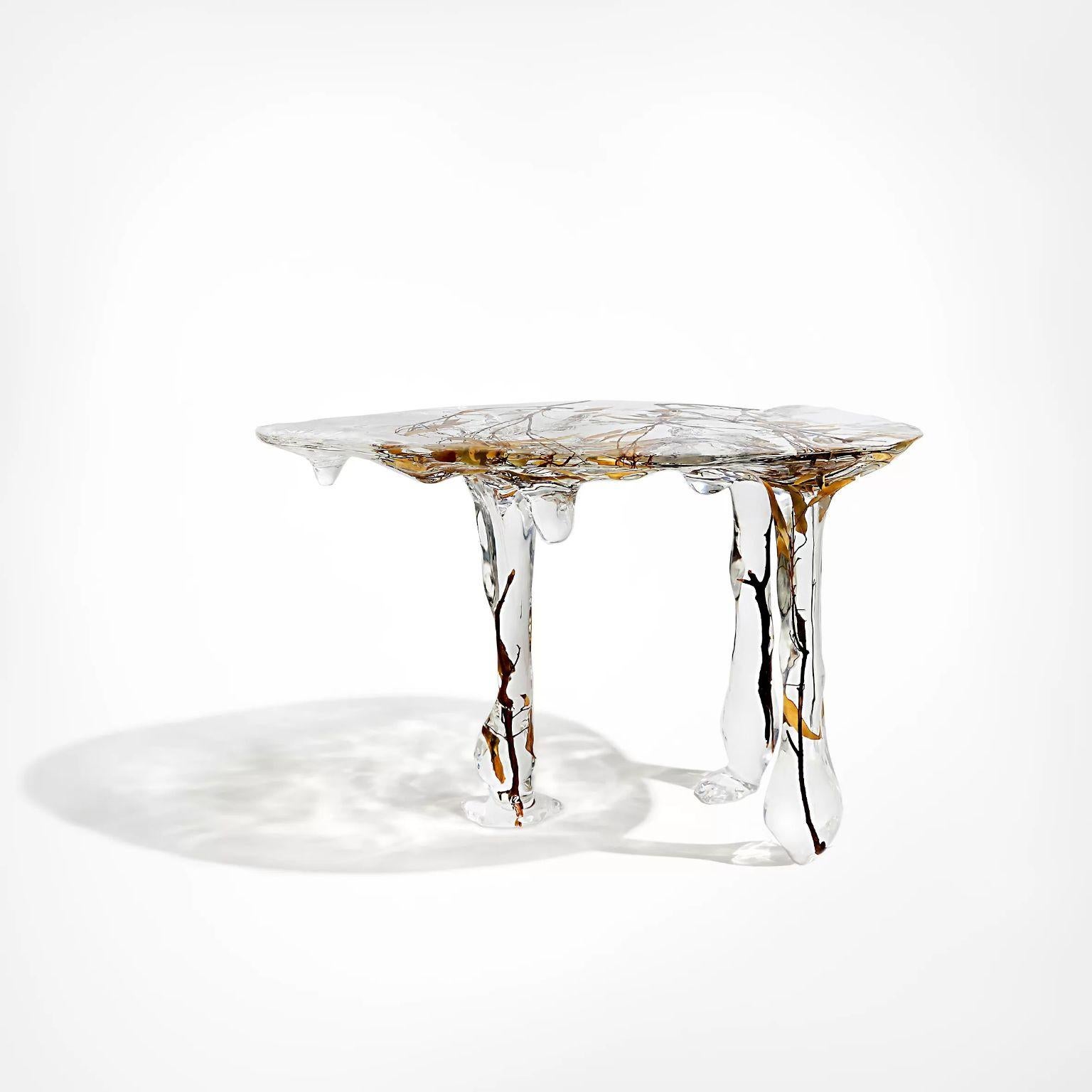Post-Modern Crystal Branched Adorned Coffee Table by Dainte For Sale