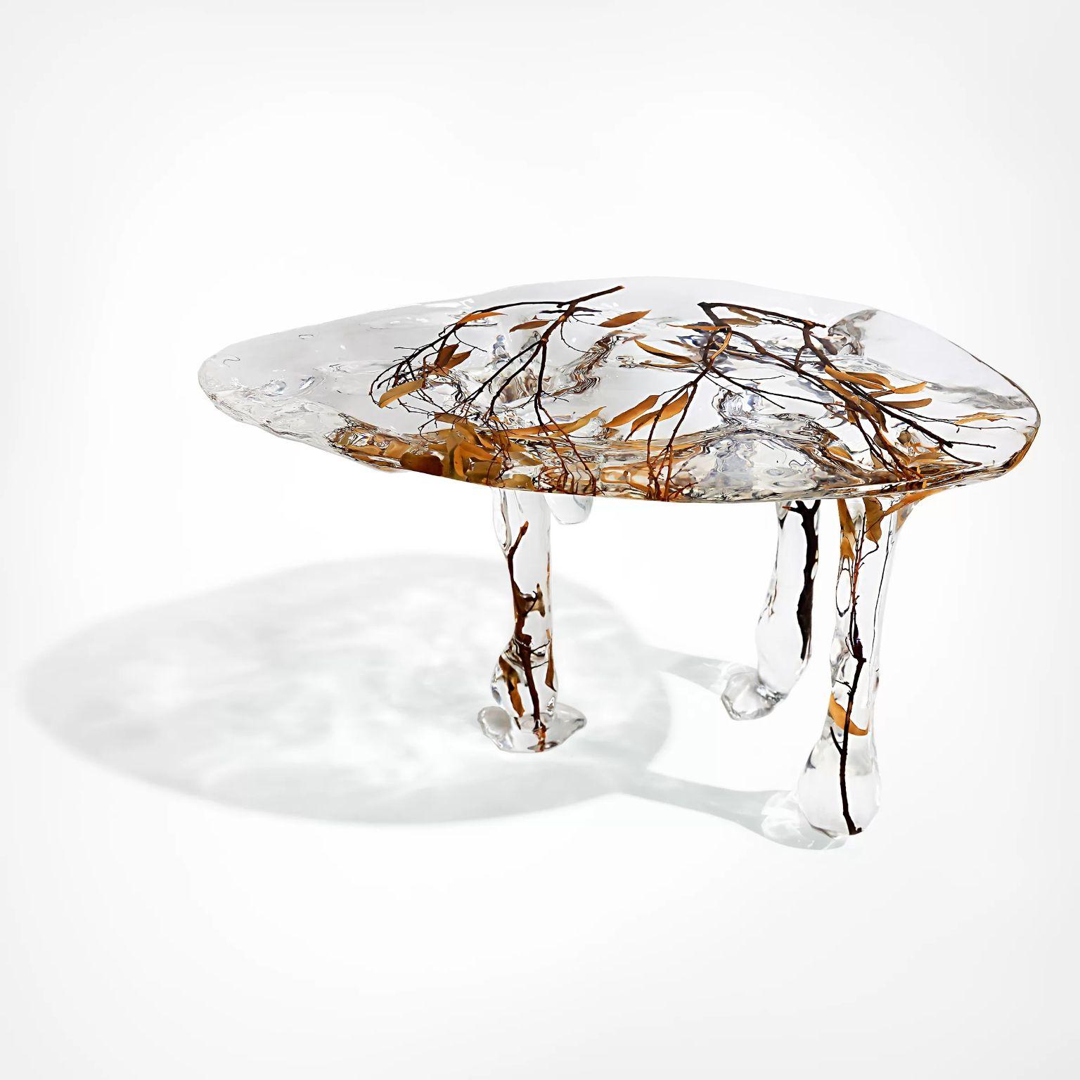 Crystal Branched Adorned Coffee Table by Dainte In New Condition For Sale In Geneve, CH