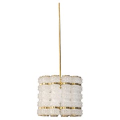Crystal & Brass Pendant Pendant Light