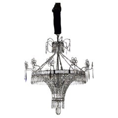 Lustre en cristal et bronze de Maison Jansen