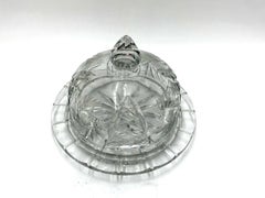 Crystal Butter Dish, Poland, 1960s