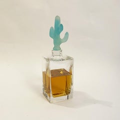 Crystal Cactus Decanter by Hilton McConnico for Daum, France, 1990s