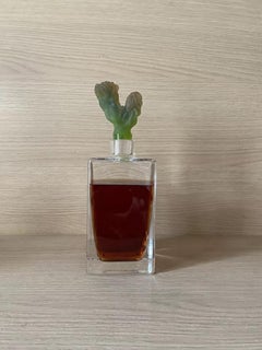 Crystal Cactus Decanter by Hilton McConnico for Daum, France, 1990s