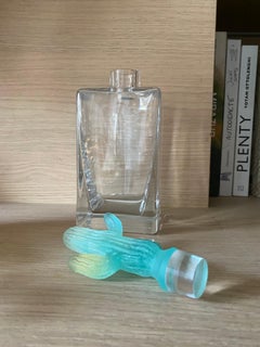 Crystal Cactus Decanter by Hilton McConnico for Daum, France, 1990s