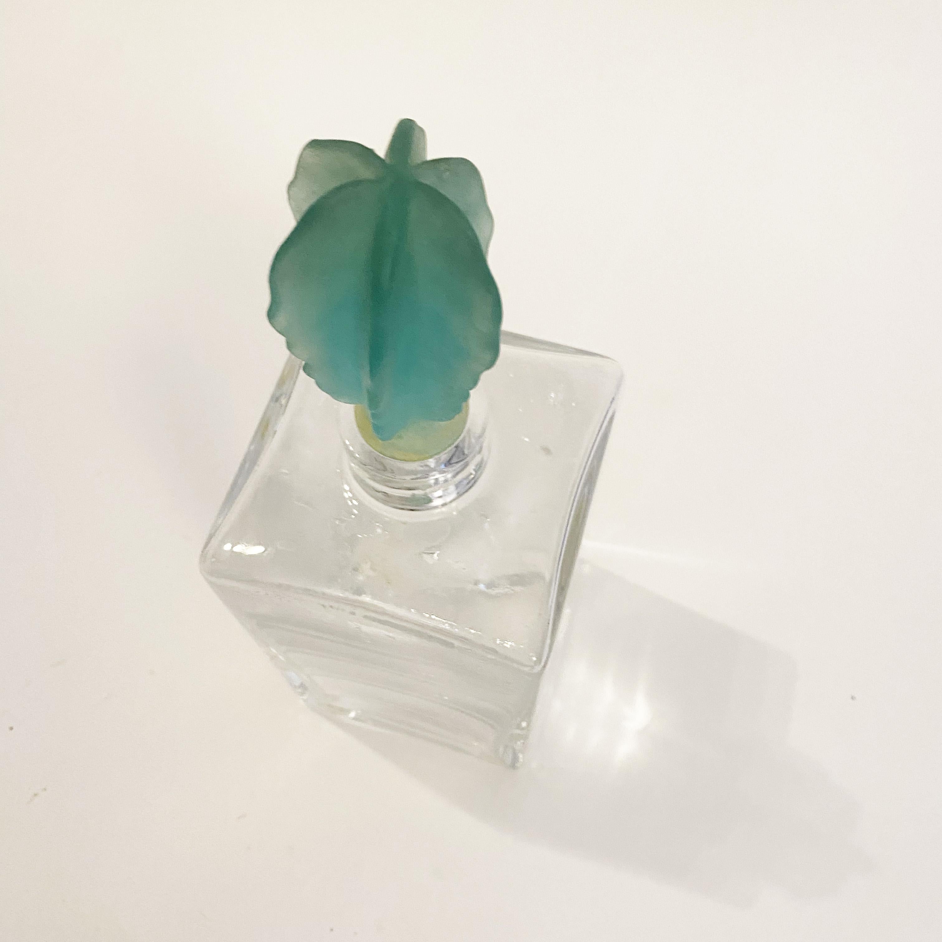 Crystal Cactus Decanter by Hilton McConnico for Daum, France, 1990s In Excellent Condition In Lille, FR