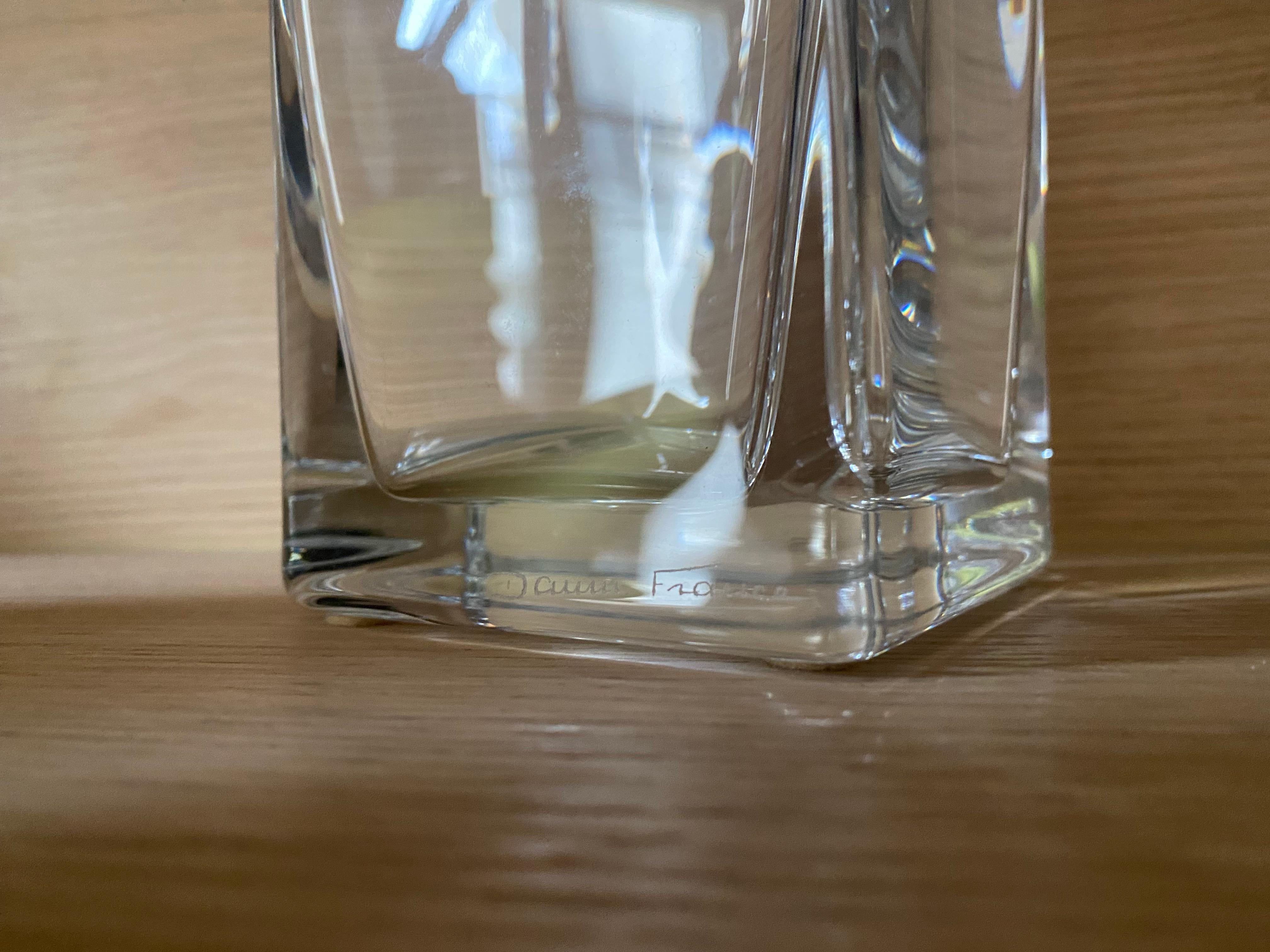 Crystal Cactus Decanter by Hilton McConnico for Daum, France, 1990s im Zustand „Hervorragend“ im Angebot in Lille, FR