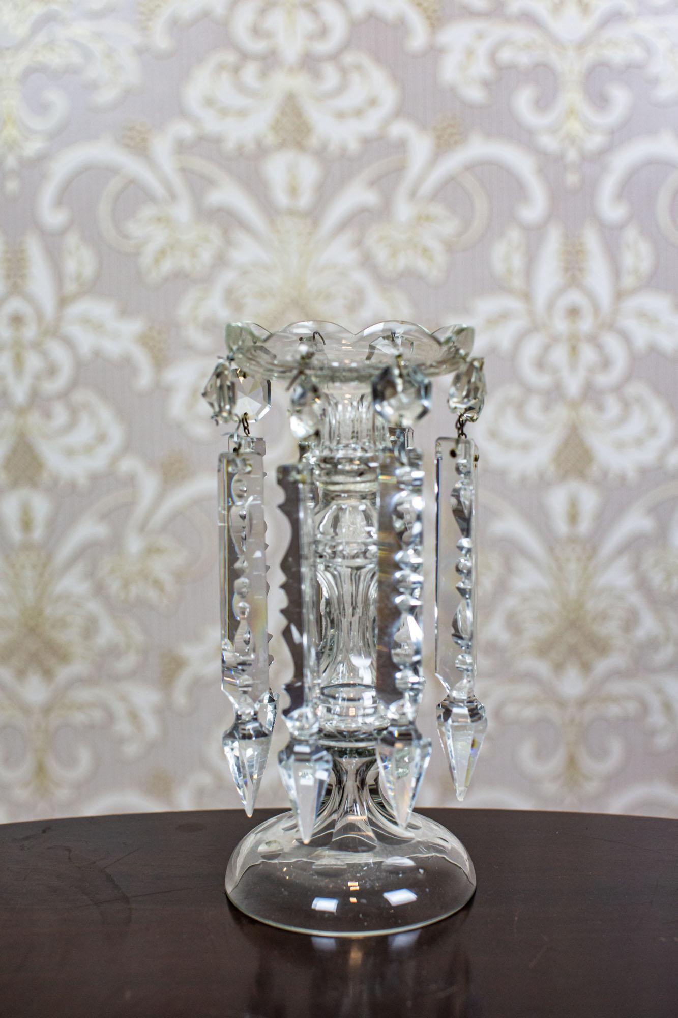 Candelabros de cristal de principios del siglo XX Europeo en venta