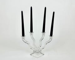 Candelabro de cristal Nachtmann  Candelabro alemán vintage