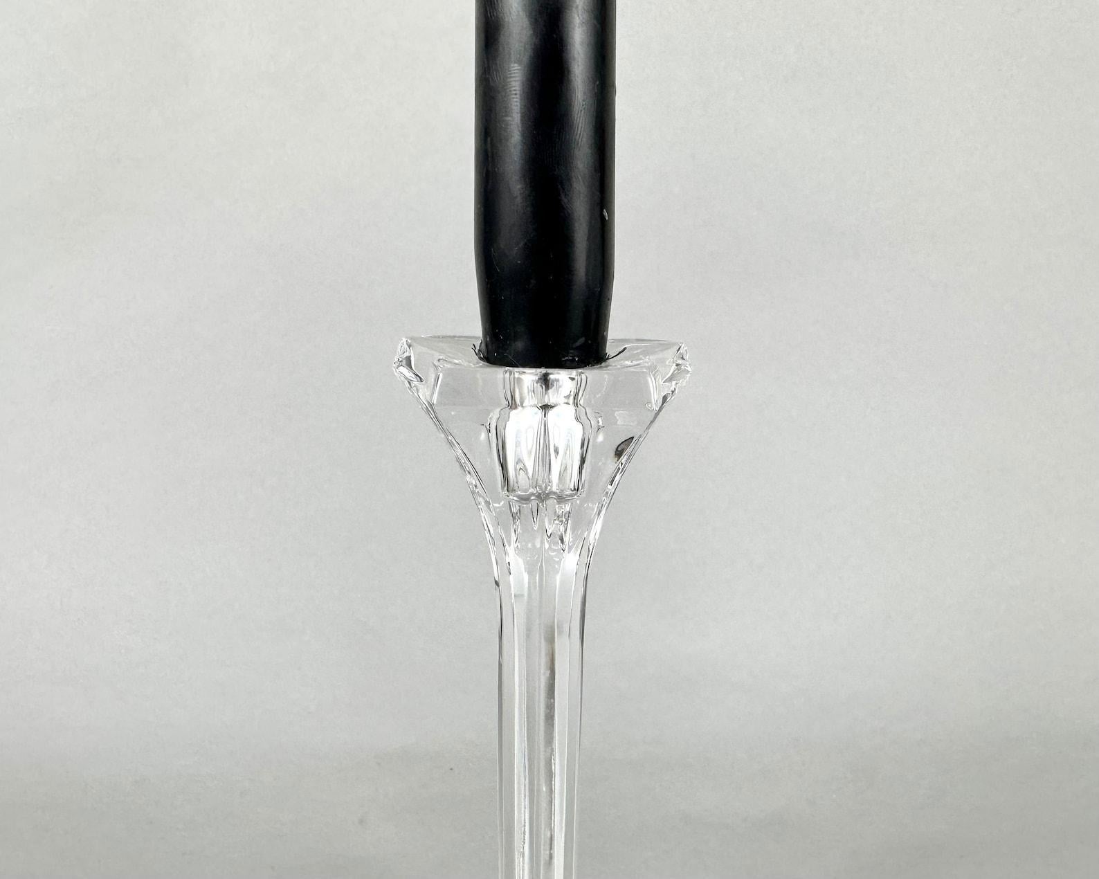 Crystal Candelabra Nachtmann | Vintage German Candleholder For Sale 3