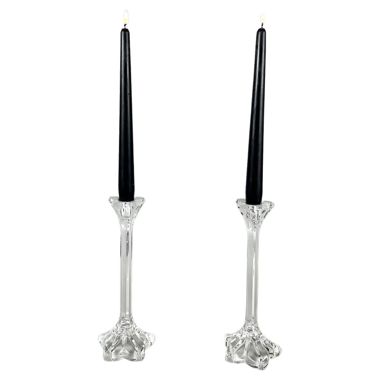 Crystal Candelabra Nachtmann | Vintage German Candleholder For Sale