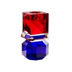 Crystal Candlestick, Model DAK, 21st Century.