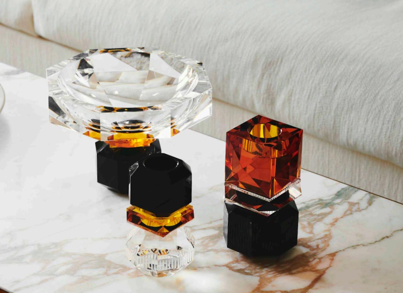 Moderne Chandelier en cristal, modèle DAK, 21e siècle. en vente