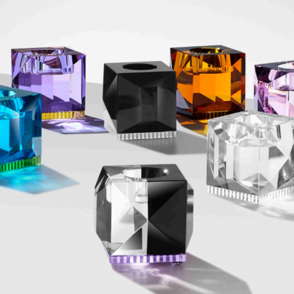 Kerzenständer aus Kristallkristall, Modell OPH II, 21. Jahrhundert. im Angebot 1