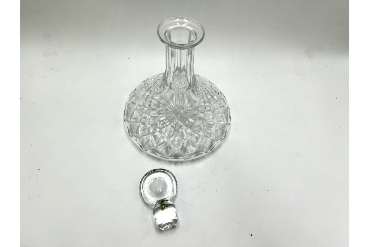 Crystal decanter for tincture.

Made in Poland in the 1960s.

Very good condition without damage

Measures: Height 26 cm, diameter 18 cm.
