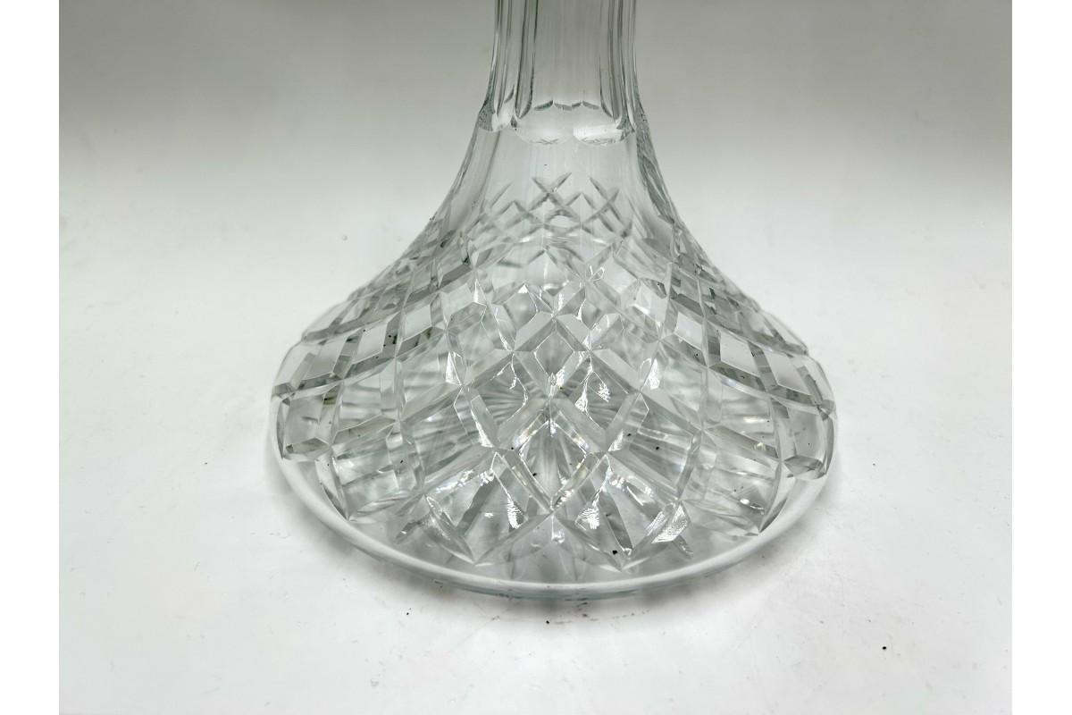 Crystal Carafe, Poland, 1960s In Good Condition For Sale In Chorzów, PL