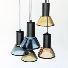 Crystal Ceiling Fixture by Flavio Poli for Seguso Vetri d'Arte Italy