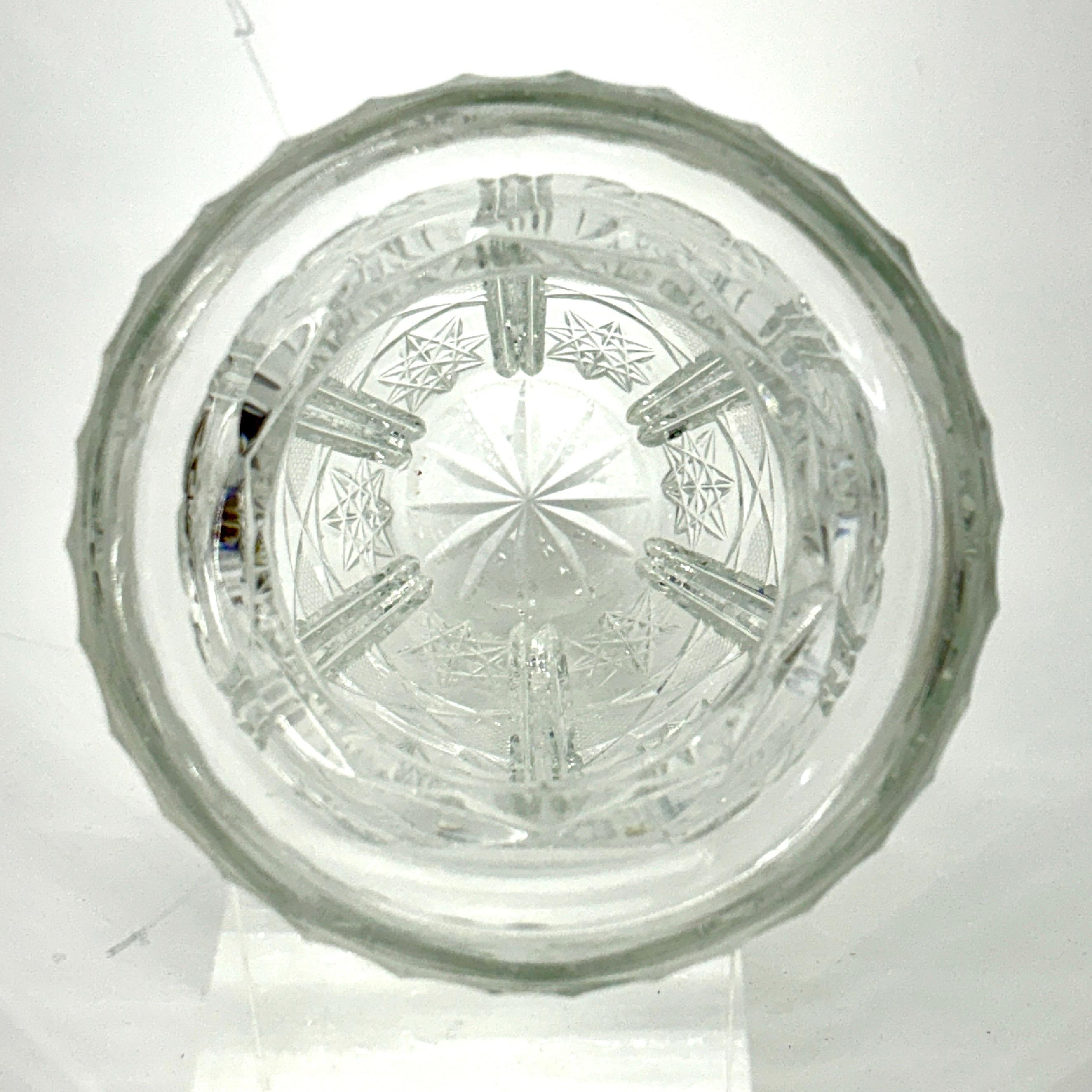 Kristall Centerpiece Vase, CIRCA 1950er Jahre Amerikanisch im Angebot 2