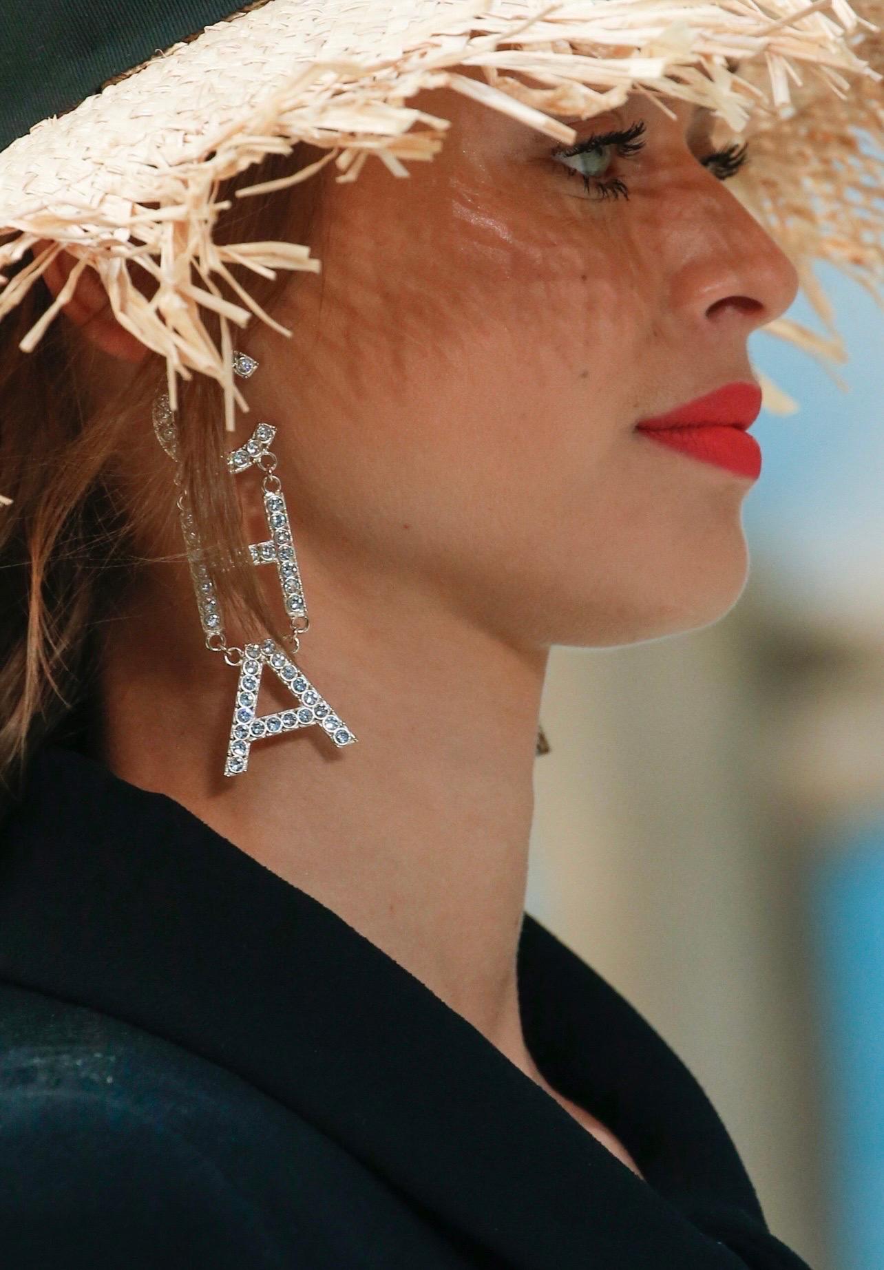 Snag a piece of Chanel history! These will never go out of style. These iconic and over the top logo Spring 2019 Ready-to-Wear collection were worn by multiple models on the runway. There's no doubt this will be a staple in your jewelry collection!
