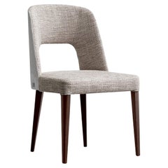 Crystal Chair in Wood and Upholstery FB Collection