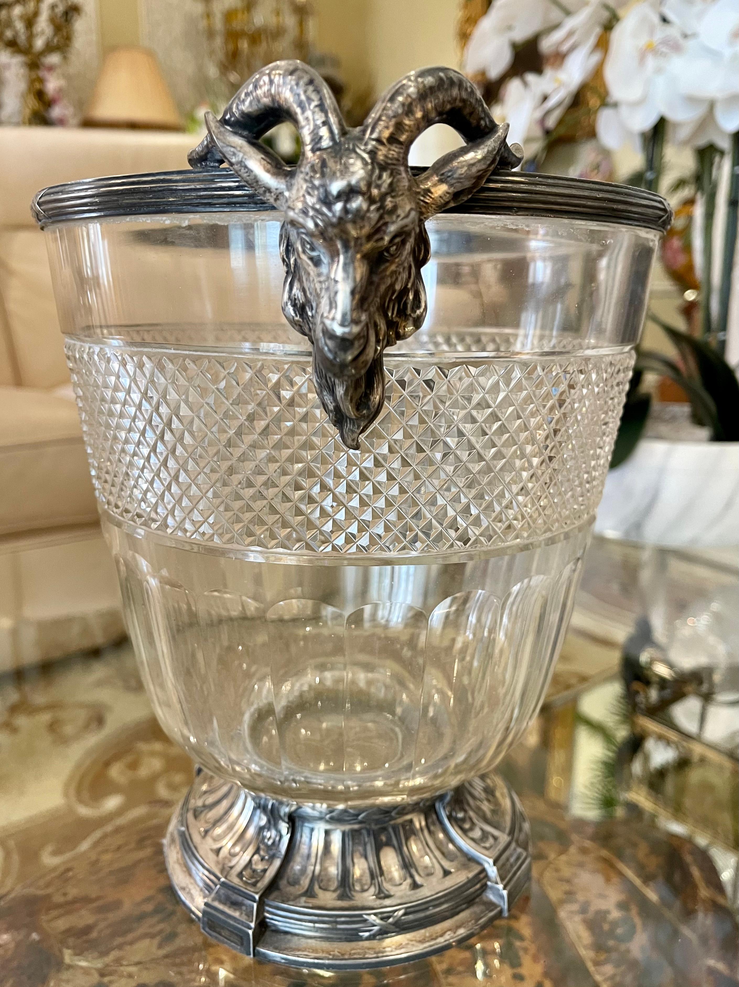 Crystal Champagne Bucket For Sale 1
