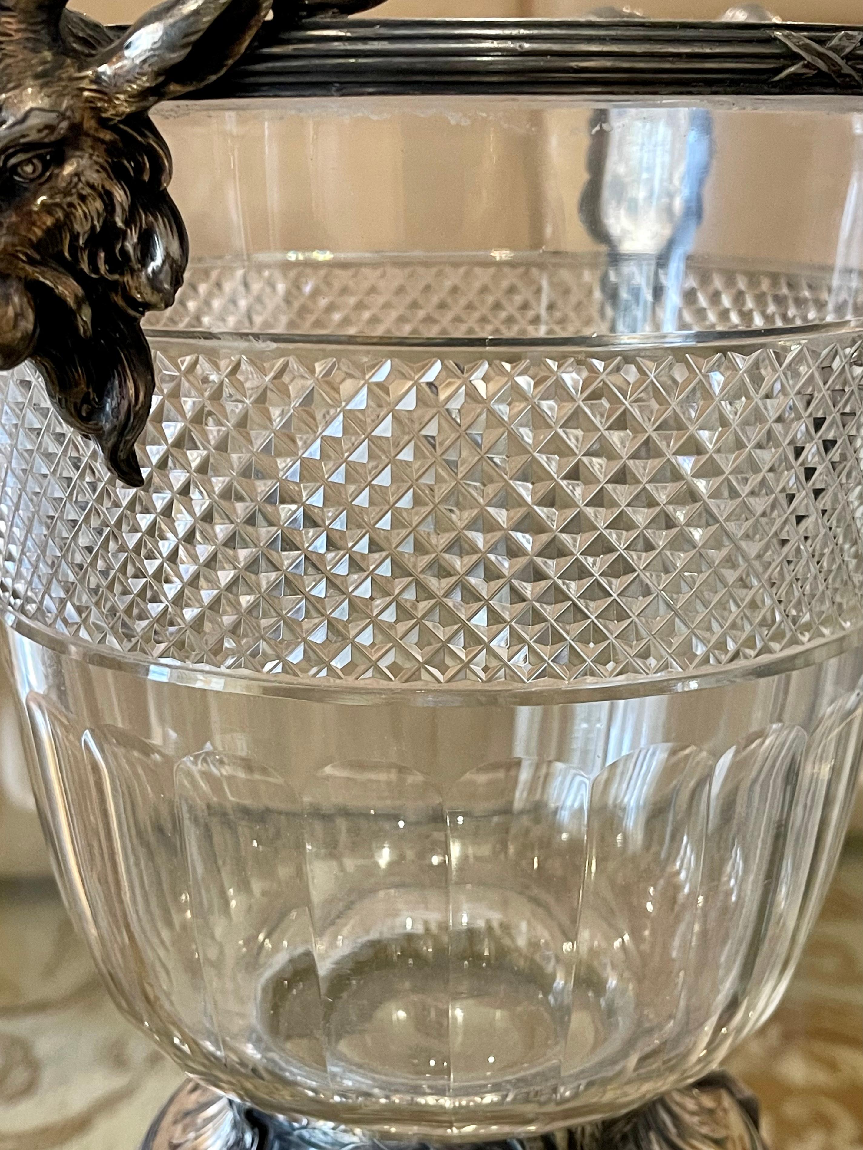 Crystal Champagne Bucket For Sale 3