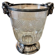 Antique Crystal Champagne Bucket