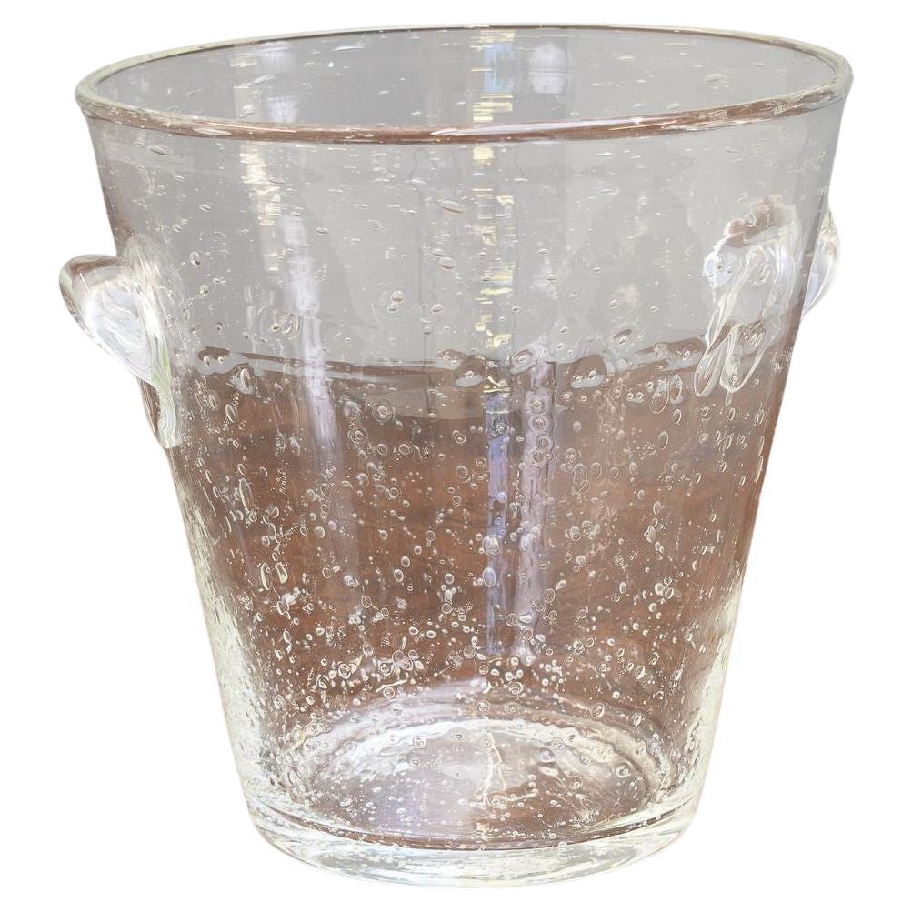Cubitera de cristal para champán
