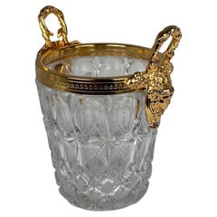 Art Deco style Crystal Champagne / Ice Bucket