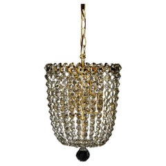 Crystal chandelier around 1960s by J.L.Lobmeyr ( signed )