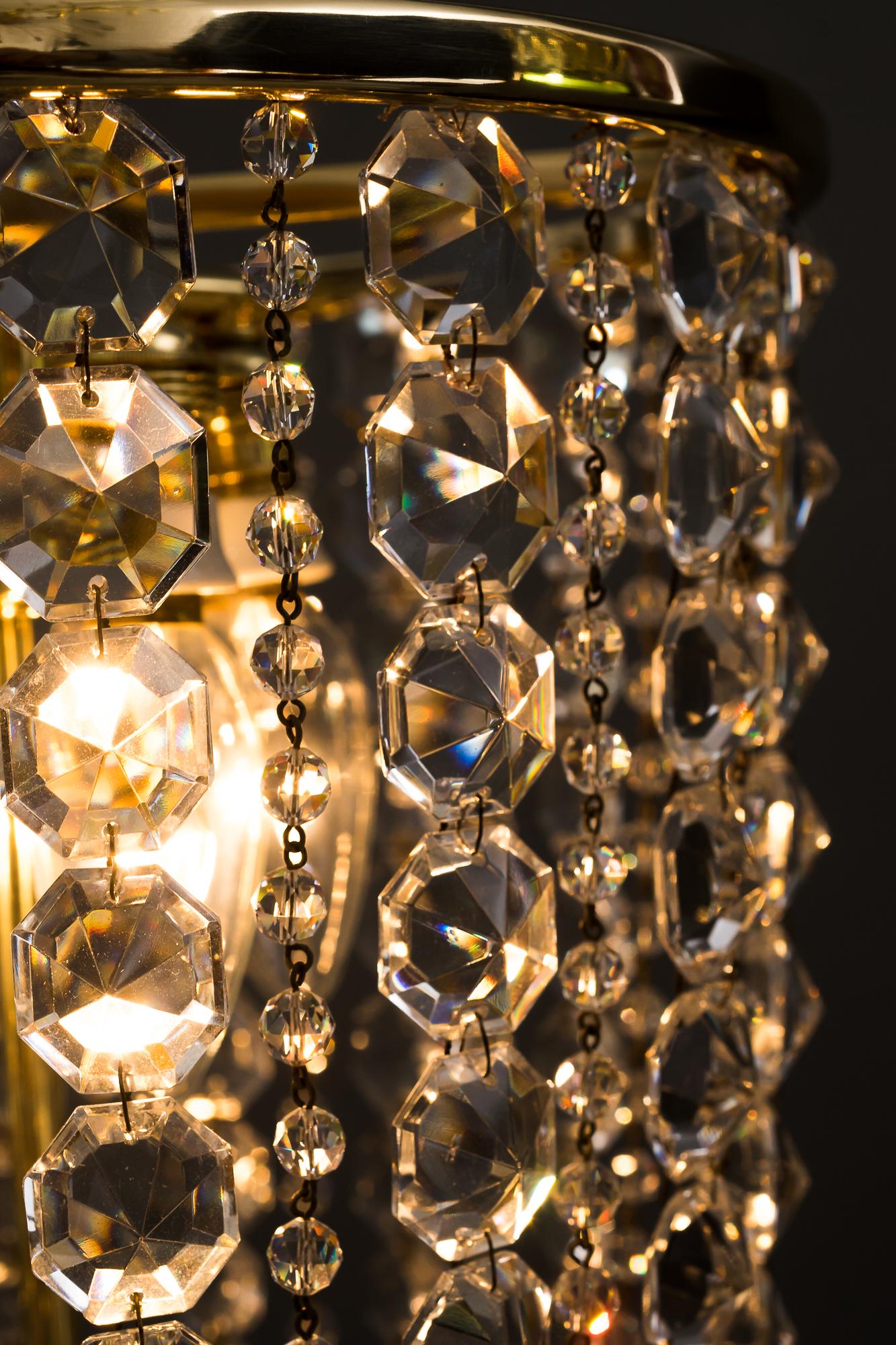 Crystal Chandelier by Lobmeyr 'Signed' For Sale 8