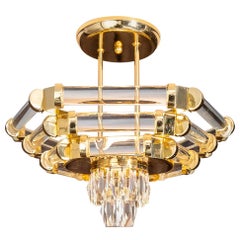 Vintage Crystal Chandelier by Nachtmann Leuchten, 1970s