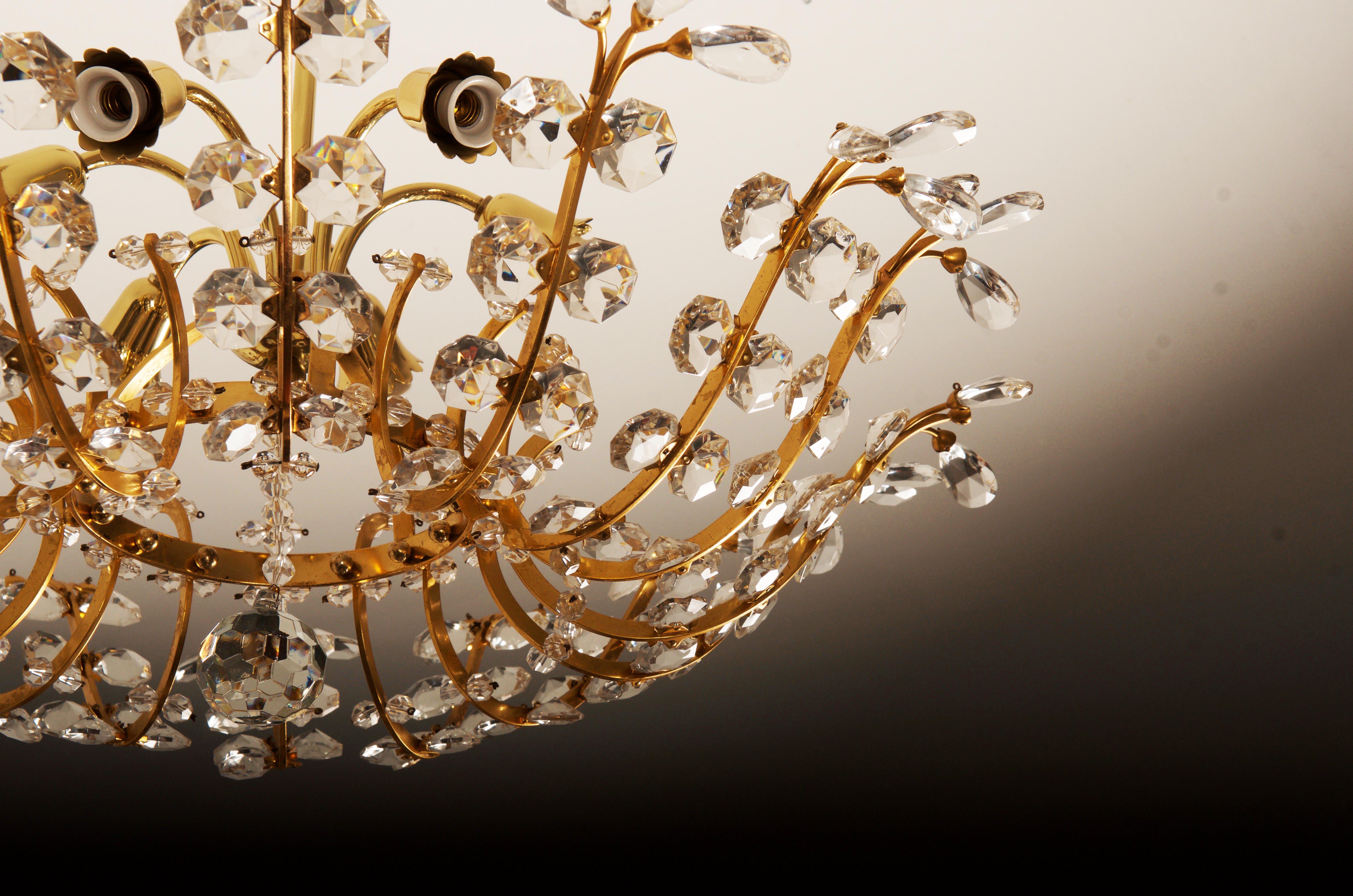 Crystal Chandelier by Oswald Haerdtl for J.L Lobmeyr 5