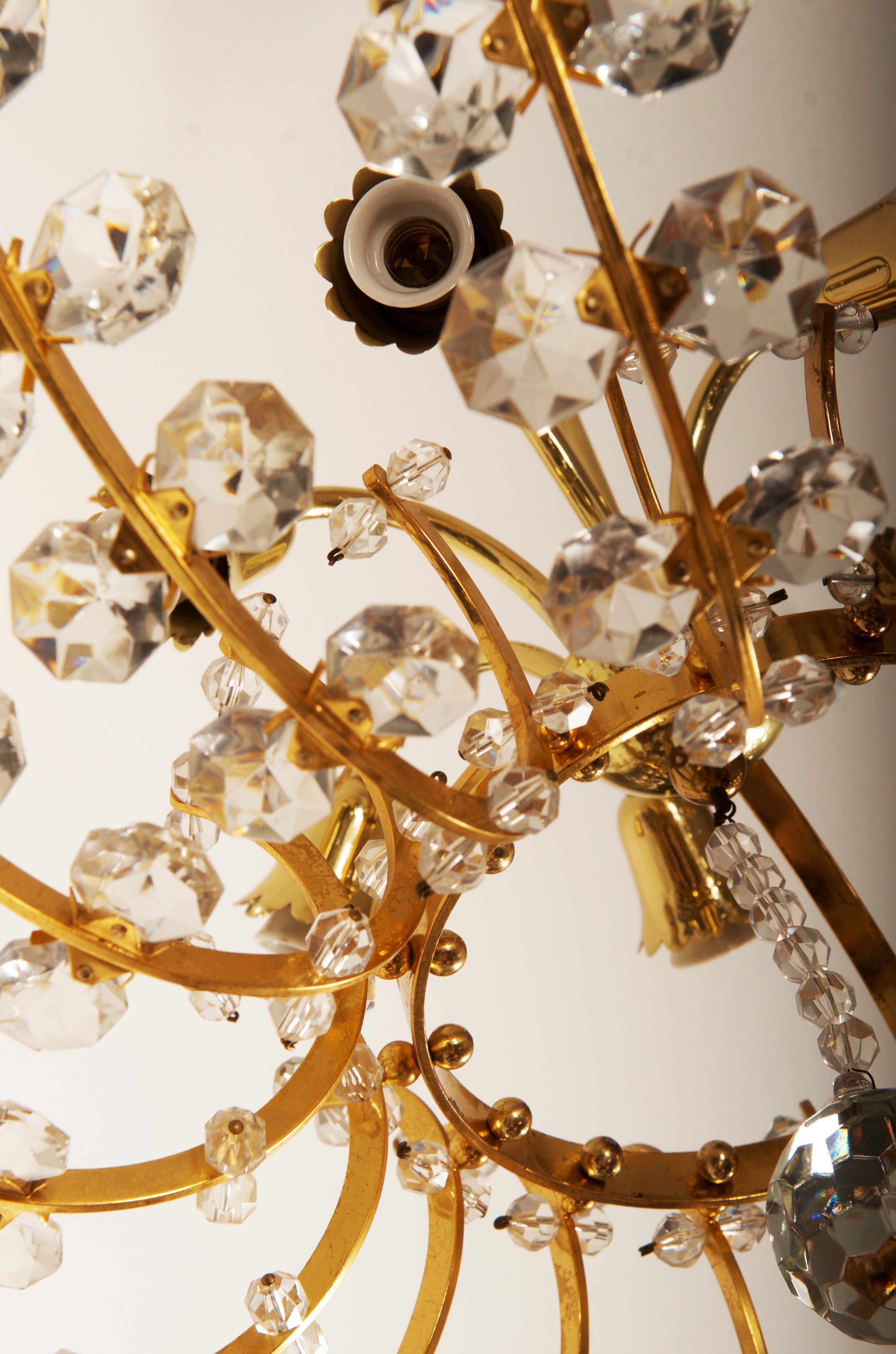 Crystal Chandelier by Oswald Haerdtl for J.L Lobmeyr 2