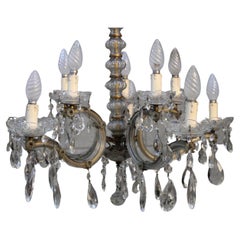 Crystal Chandelier Early XX. Century France