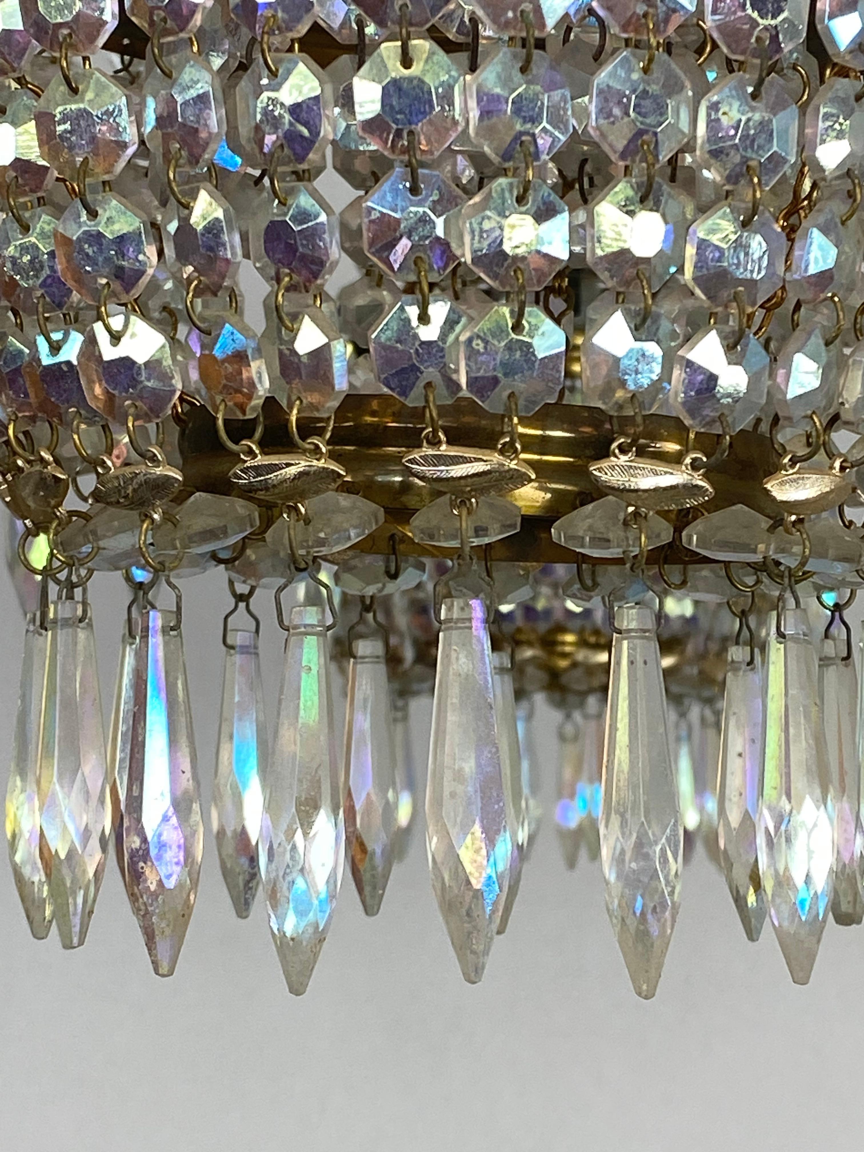Lampadario di cristallo In condizioni buone in vendita a Banská Štiavnica, SK