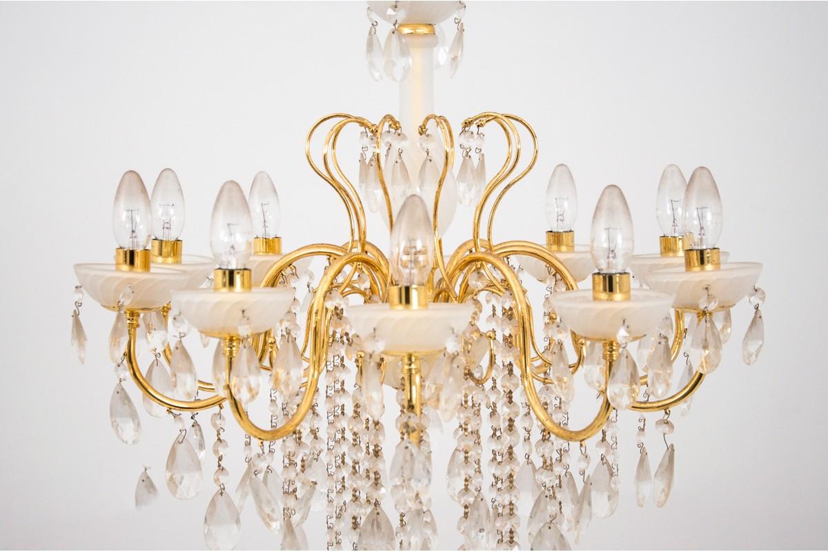 Crystal Chandelier In Good Condition In Chorzów, PL