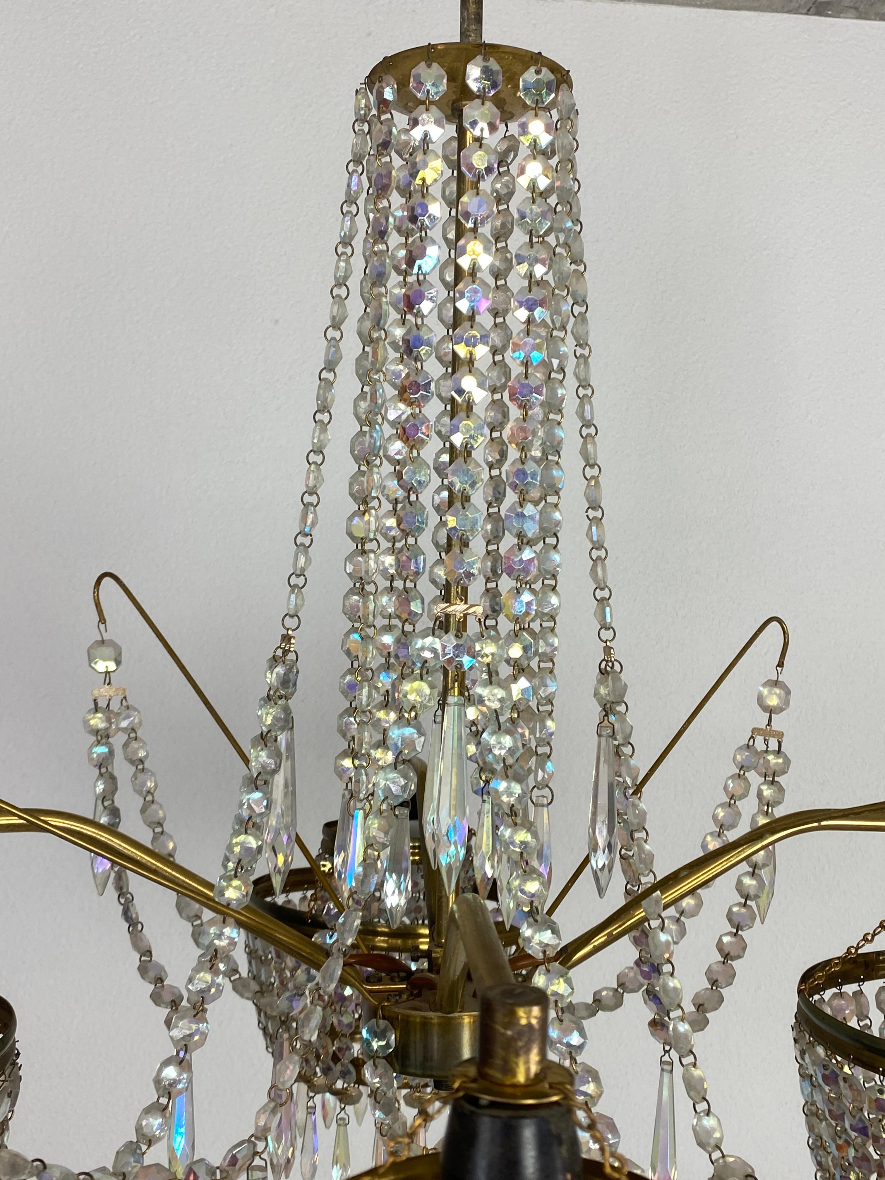 Lampadario di cristallo in vendita 1