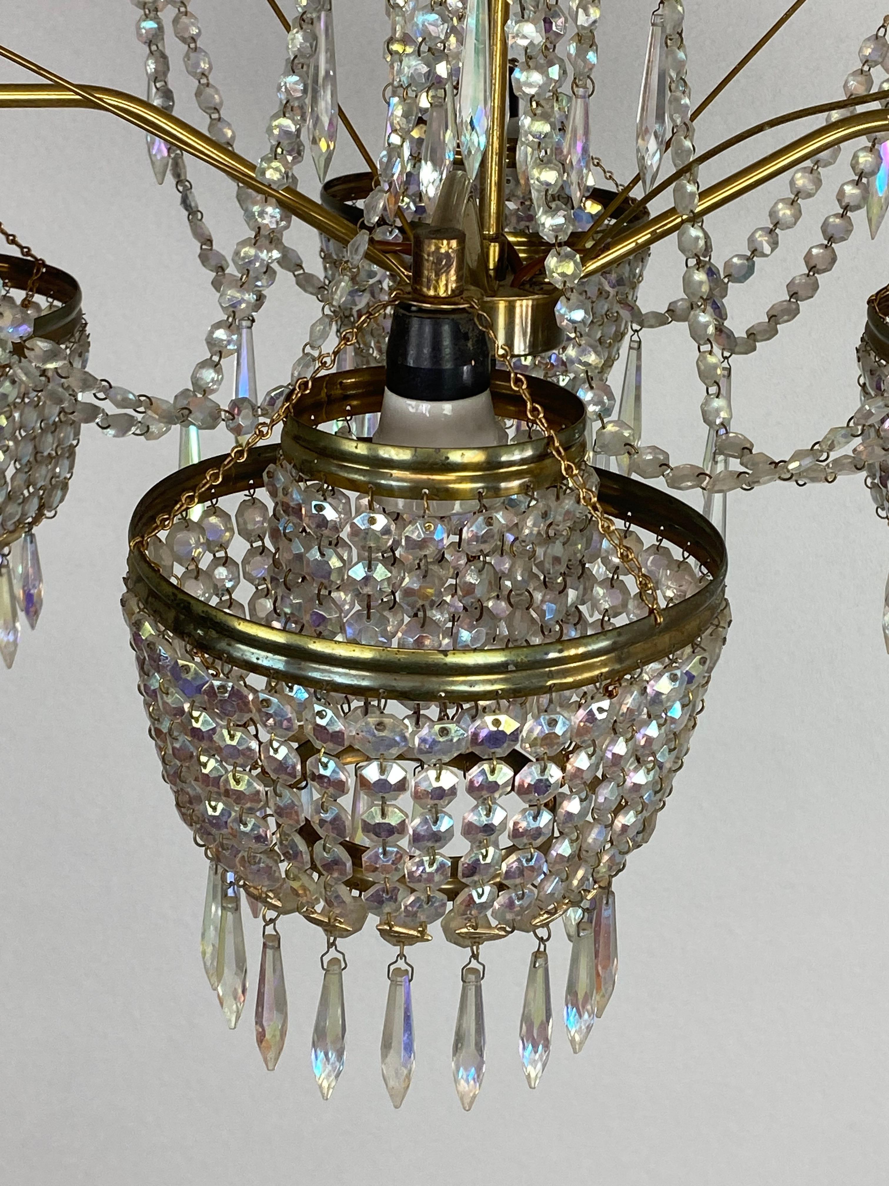 Lampadario di cristallo in vendita 3