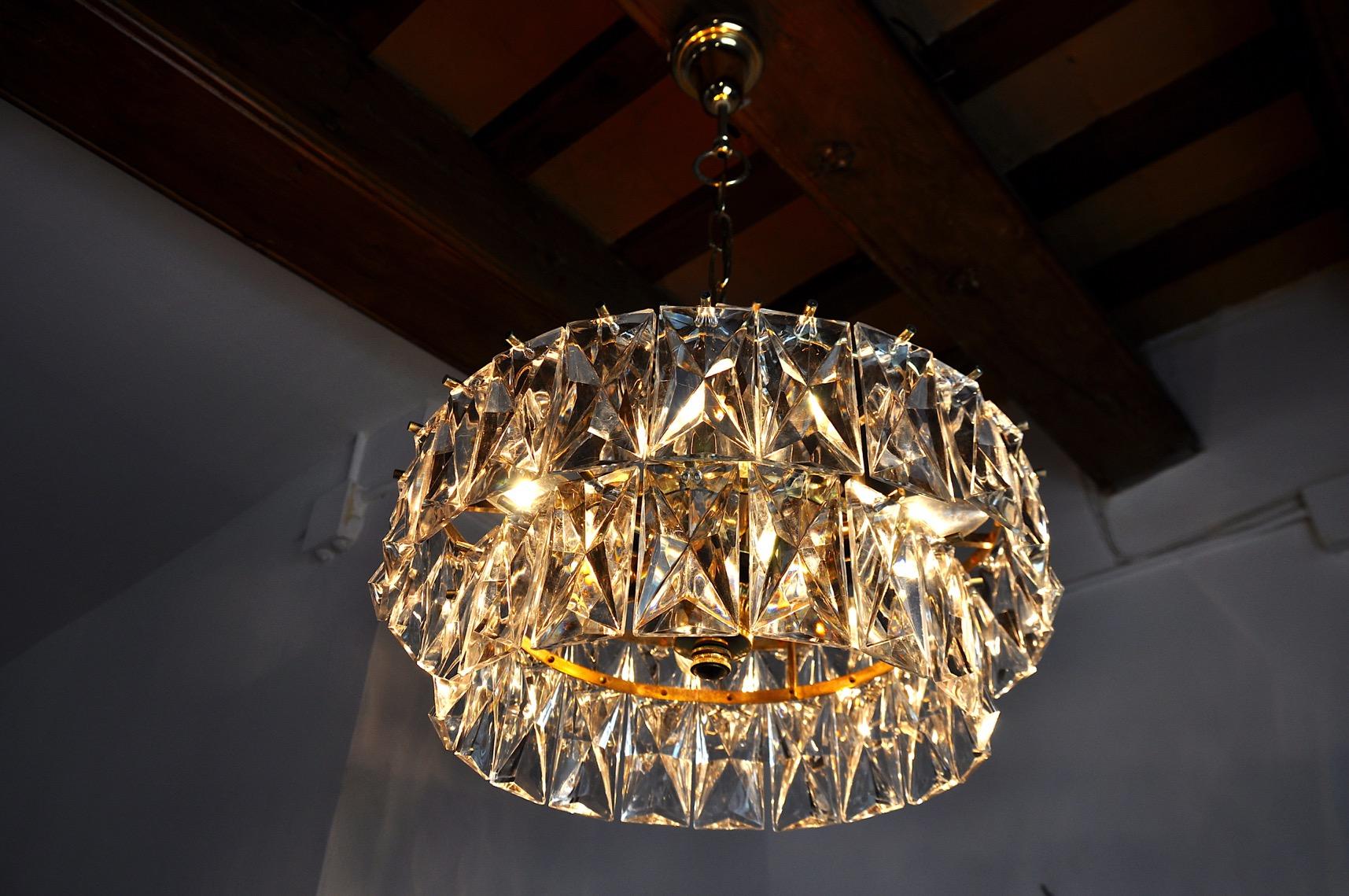 Crystal Chandelier From Kinkeldey, Germany, 1970 For Sale 2