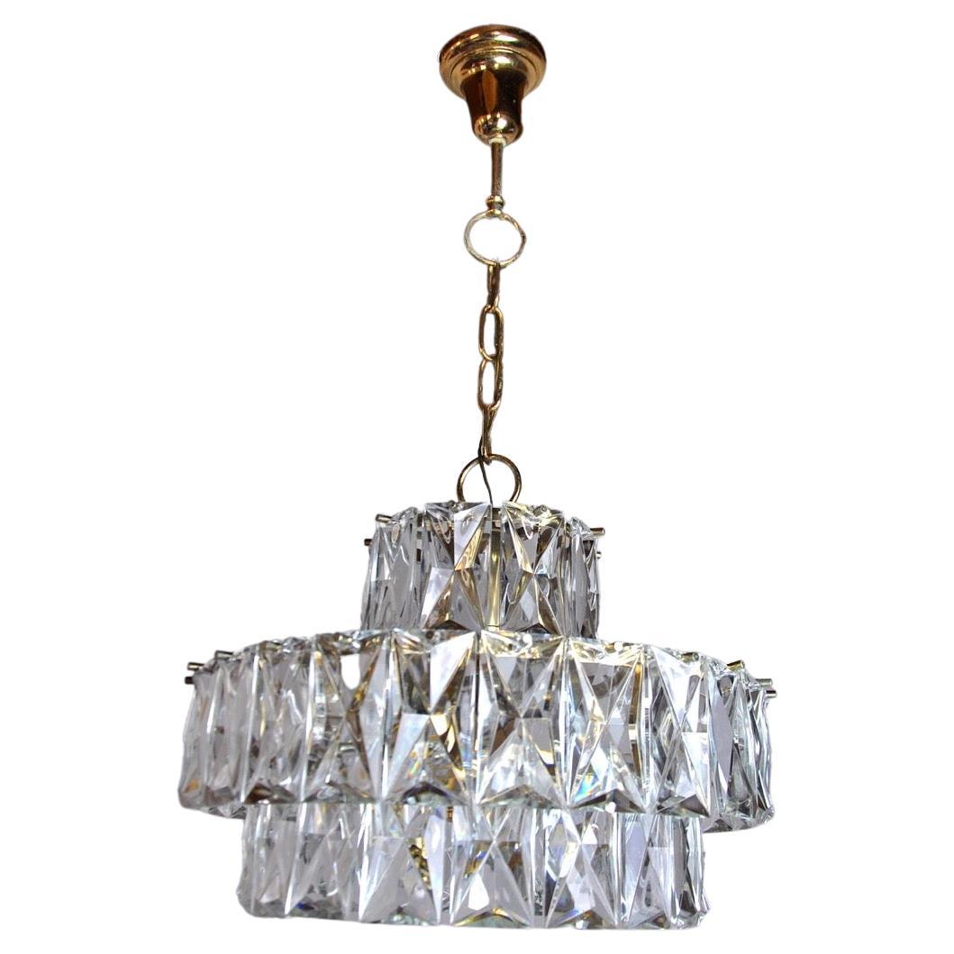Lampadario di cristallo di Kinkeldey, Germania, 1970